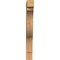 Ekena Millwork Funston Block Smooth Bracket, Western Red Cedar, 3 1/2"W x 20"D x 32"H BKT04X20X32FST05SWR - alternate 3